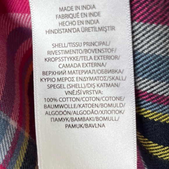 •Ralph Lauren• Girls Flannel Plaid Dress - Size 18 Months - Picture 5 of 6